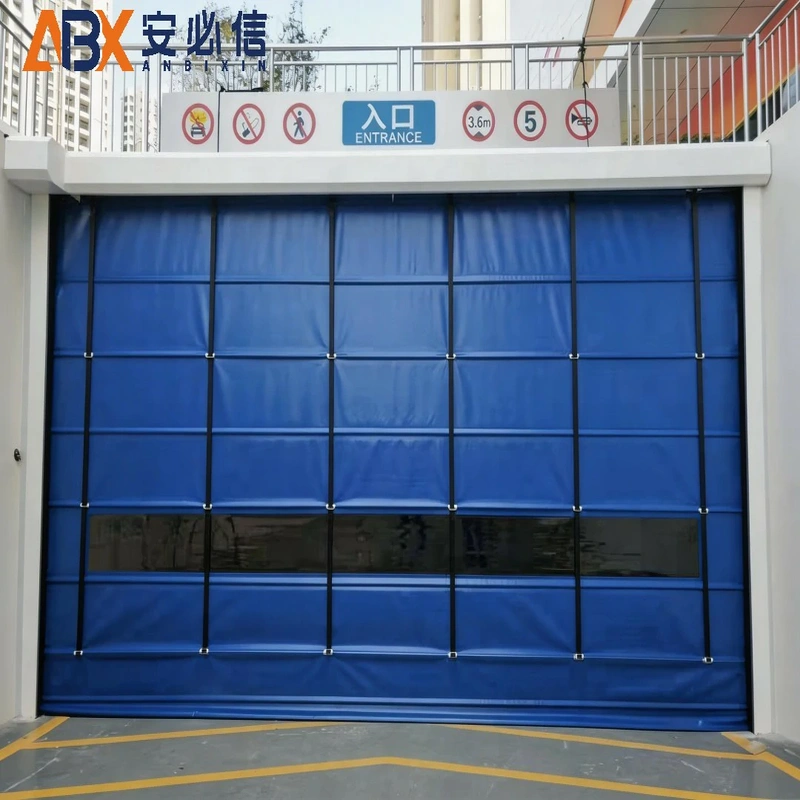 张家口市软帘堆积门